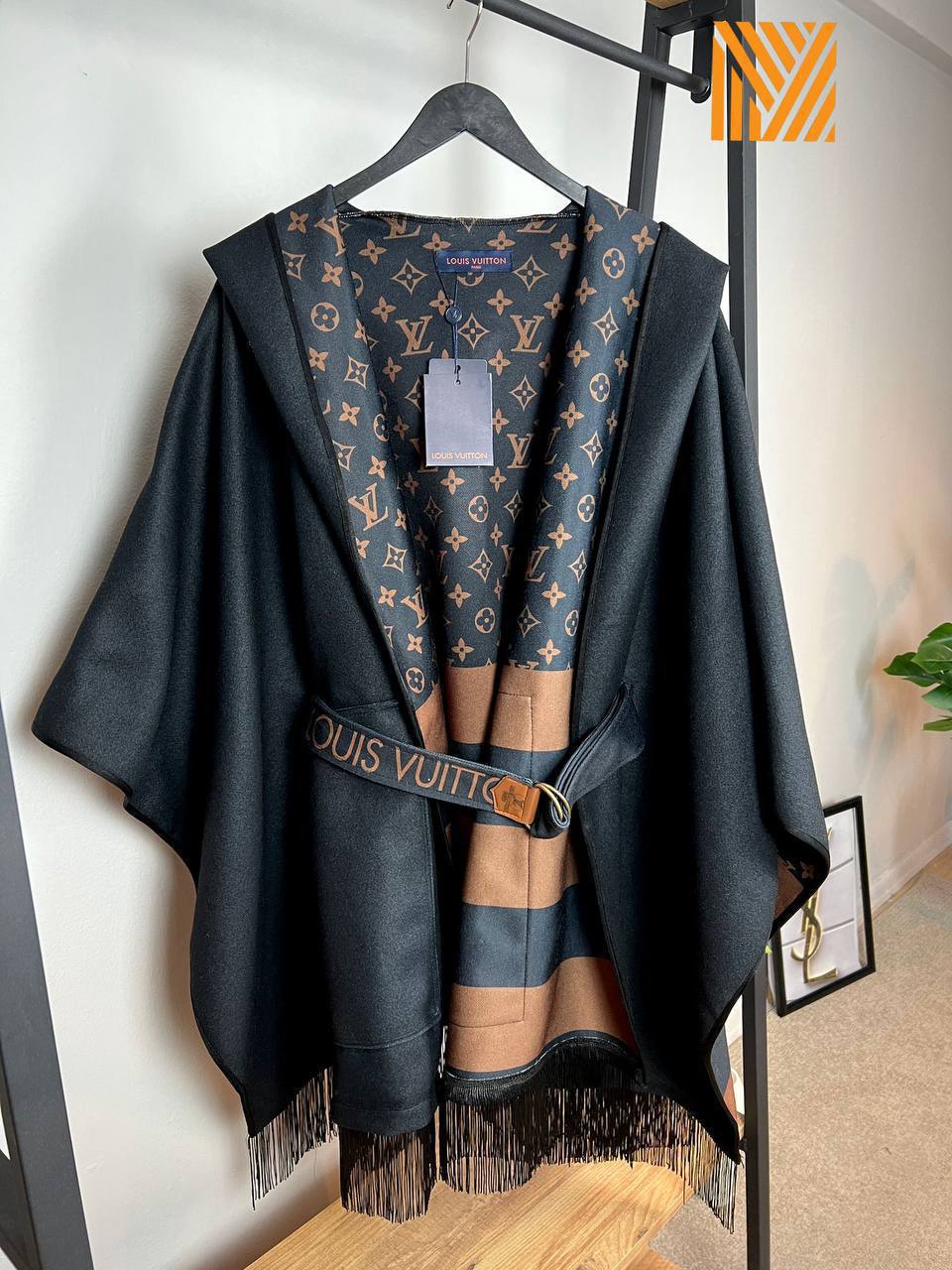 L.V. Wool wrap Coat