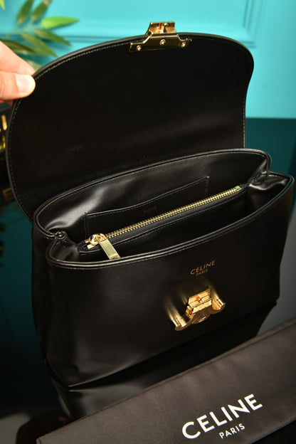 Sac Nino moyen en cuir grainé souple
